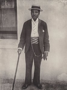 Un tipo dei nostri servi, il nativo vestito da South African Photographer